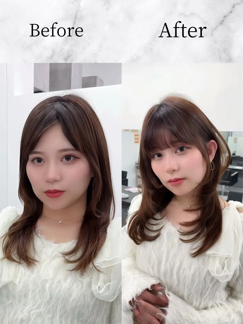 ミディアム ハッシュカット 永田竜一/ 先着モデル募集中のヘアスタイル