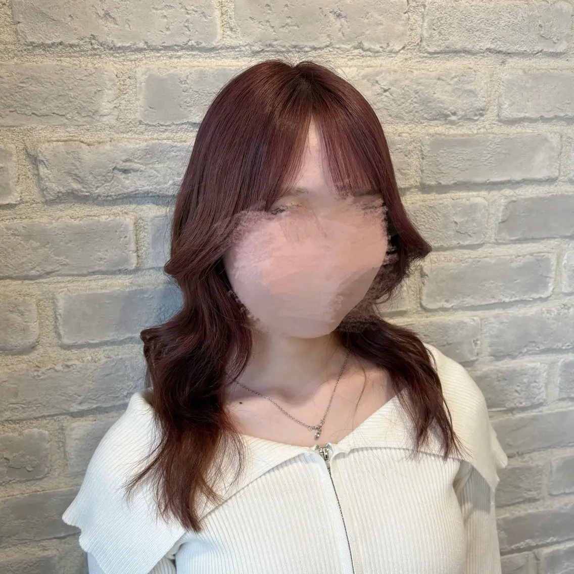 【透明感カラー💞】ブリーチなしダブルカラー+カット+トリートメント🪞✨の写真