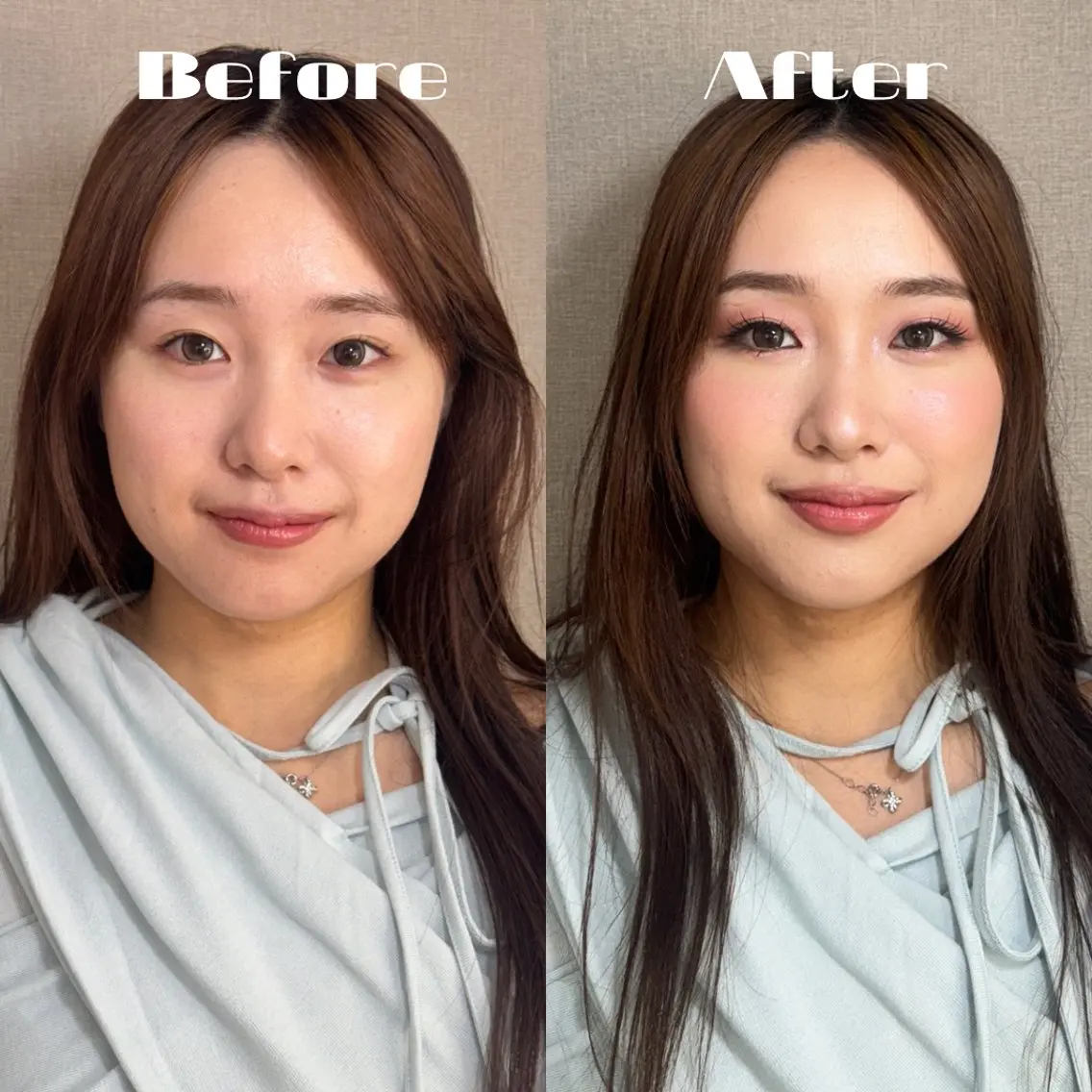 デートやライブ前にプロ用メイク🪄の写真