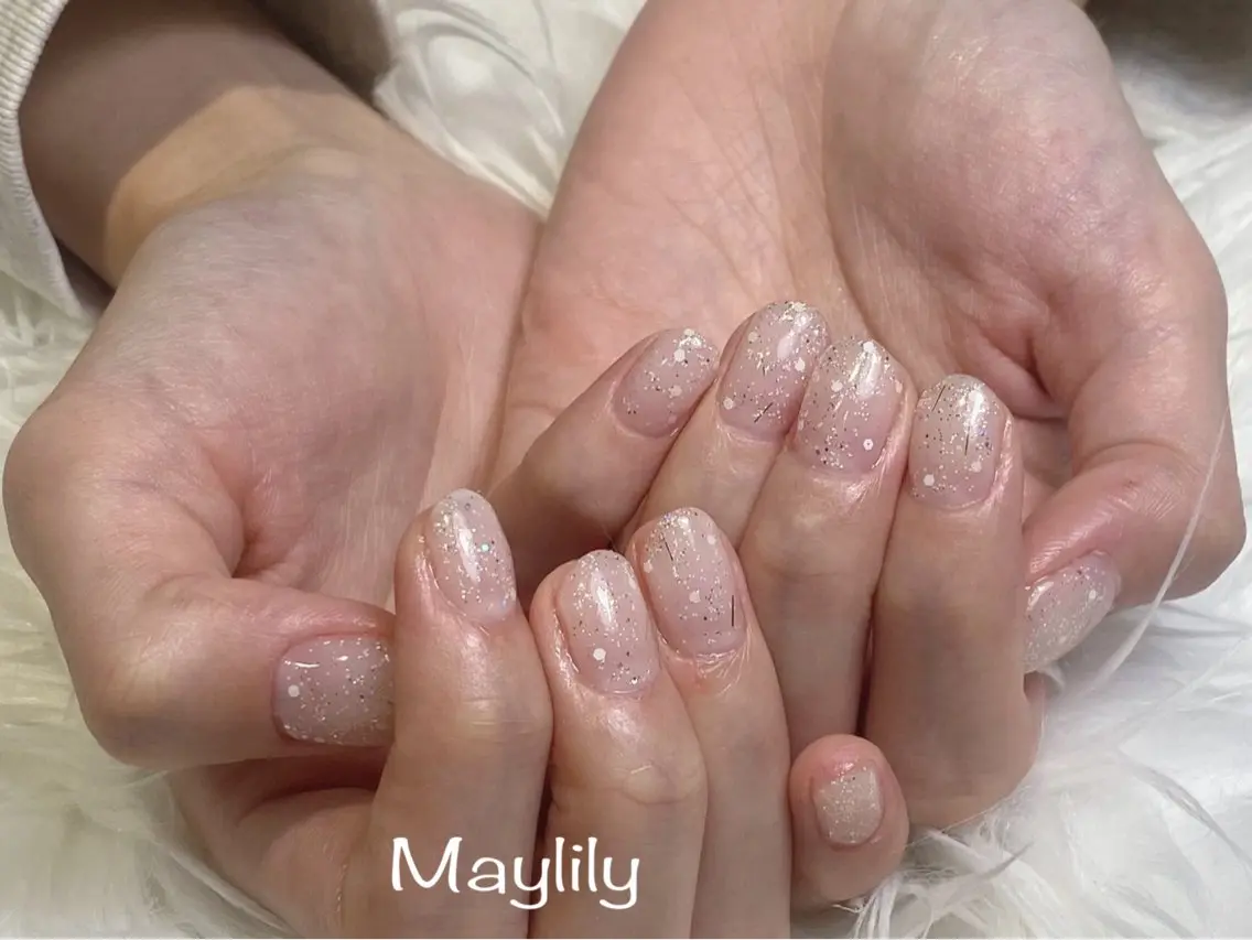 ネイル ワンカラーネイル ハンドネイル Nail salon Maylilyのネイルデザイン