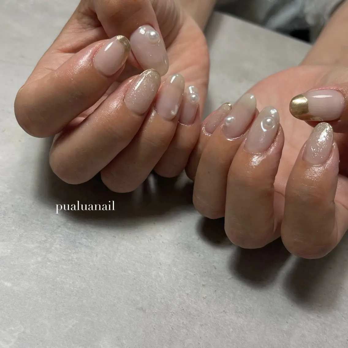 ネイル ハンドネイル pualua miharuのネイルデザイン