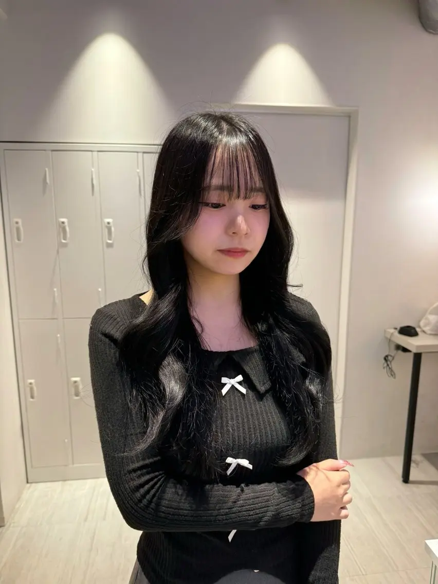 コテ巻きスタイリング🎀の写真