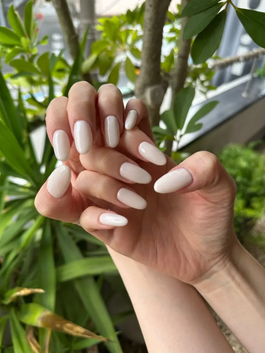 ネイル ワンカラーネイル diar blue 🩵ayanaのネイルデザイン