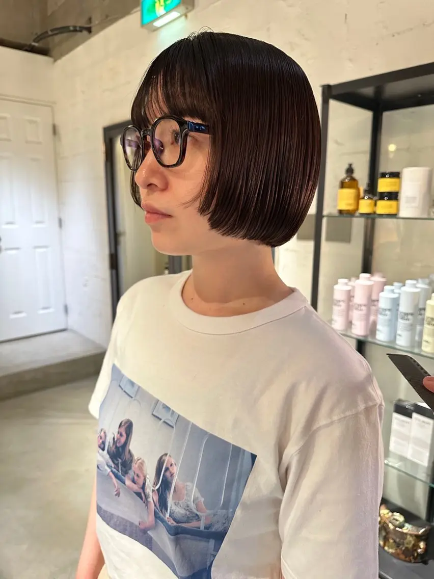 ショート ボブ 聖 来のヘアスタイル