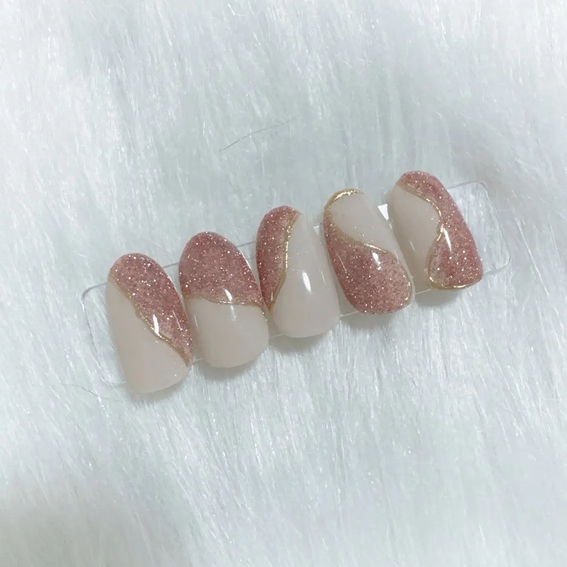 ネイル アートネイル フラッシュネイル ミラーネイル beautiful me natsukiのネイルデザイン