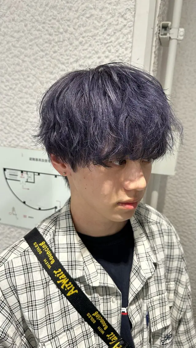 カラー メンズ レイヤーダブルカラー KYONのヘアスタイル