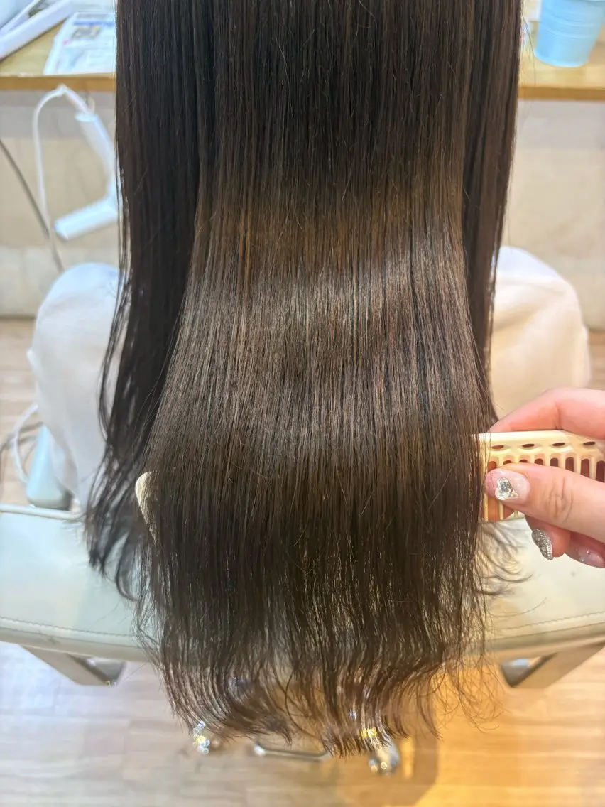 カラー カット ヘアカラー トリートメント 韓国ヘアー🇰🇷 MIWAのヘアスタイル