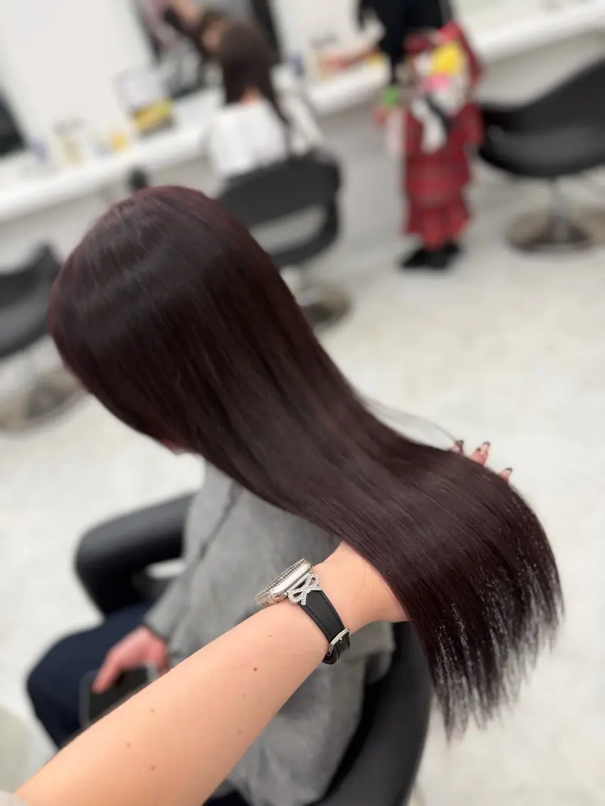 ロング カラー ヘアカラー トリートメント 🤍レイヤー/顔周り /hirari🤍のヘアスタイル