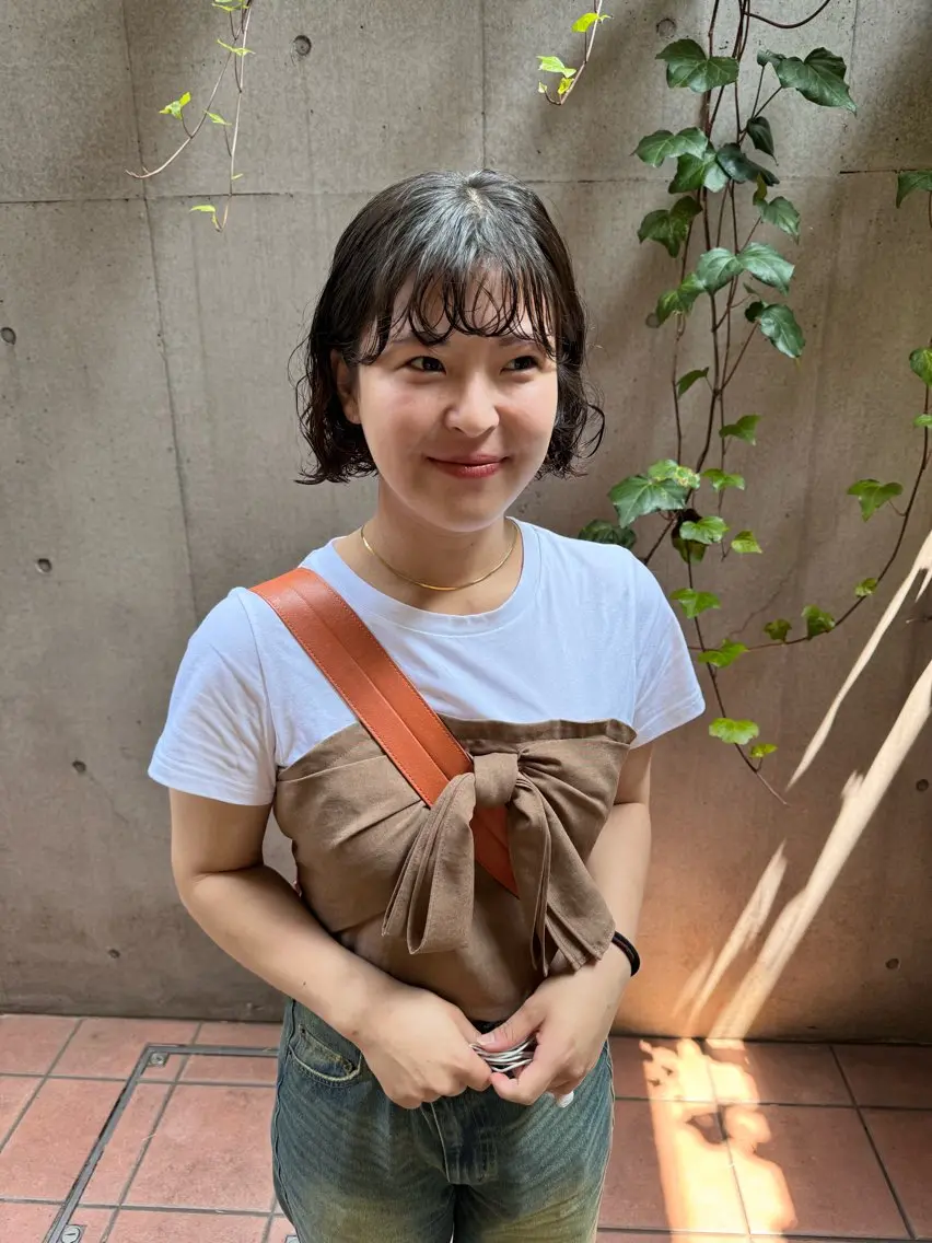 ショート パーマ カット パーマ 大橋 芽衣のヘアスタイル