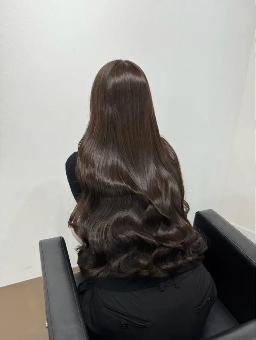ロング ヘアカラー トリートメント しゅういち/赤み消し カラー特化のヘアスタイル