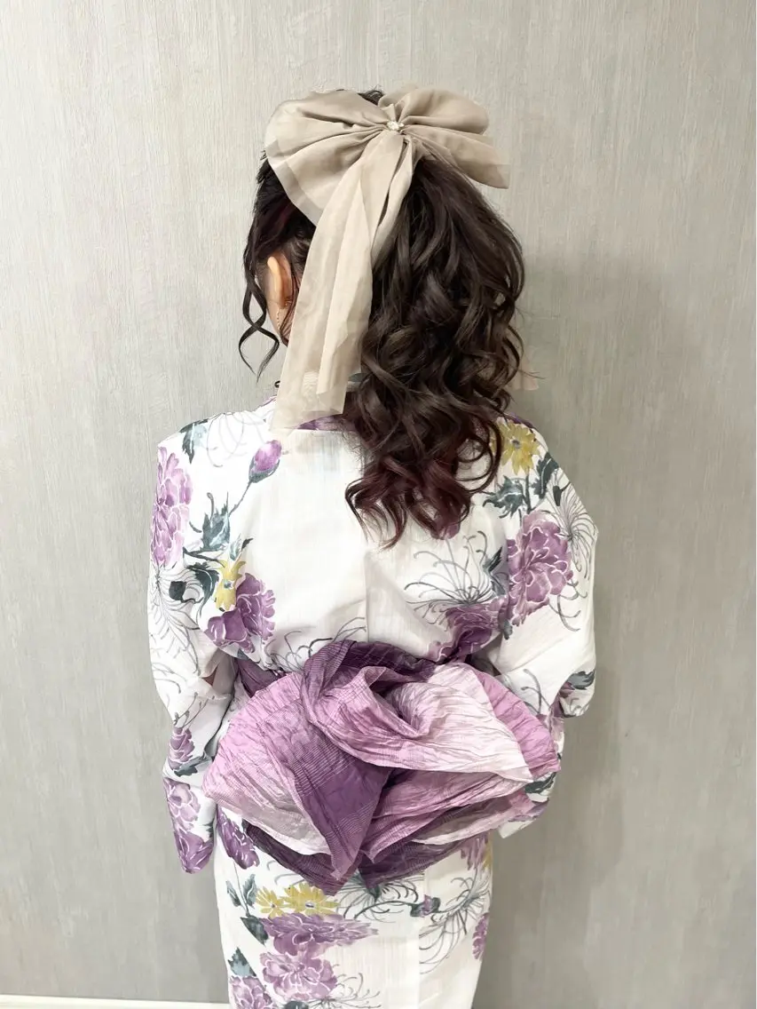 セミロング ヘアアレンジ 着付け ヘアセット専門店 Rのその他イメージ