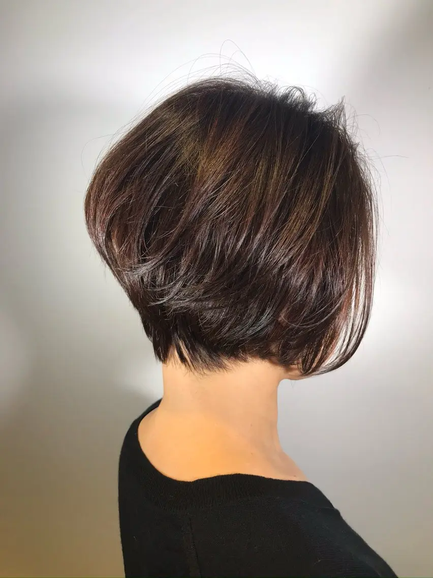 ショート カット ヘアカラー トリートメント BIANCO北堀江 AKANEのヘアスタイル
