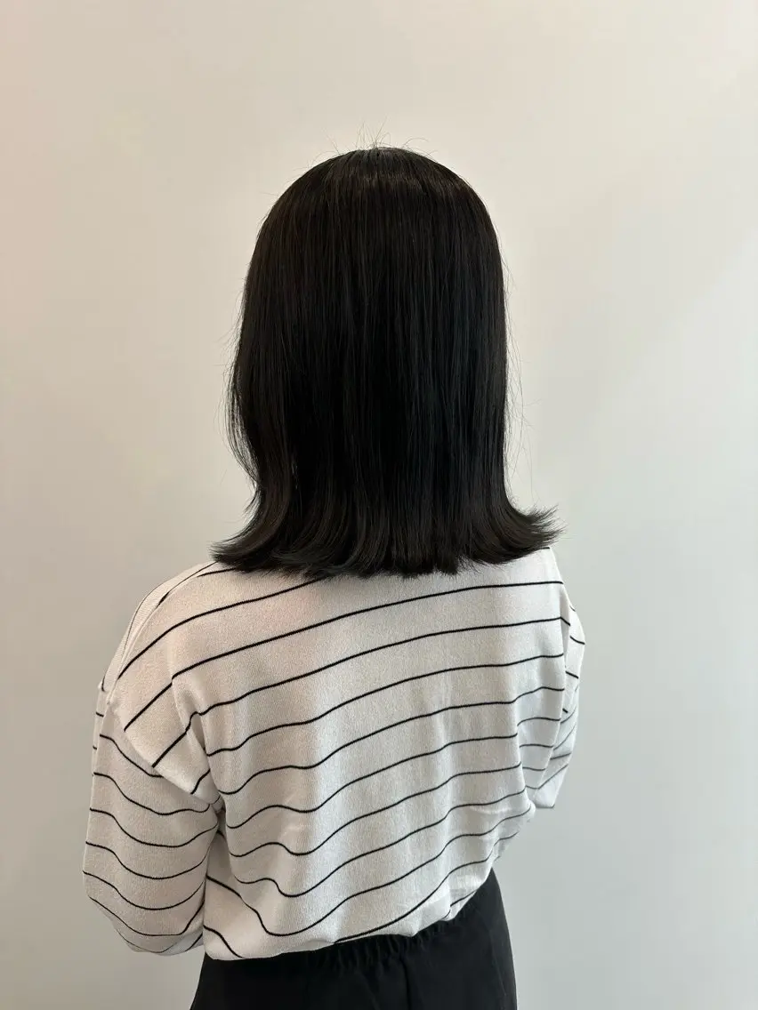 ミディアム カラー ヘアカラー トリートメント レイヤー/ナチュラル 💐nao.のヘアスタイル