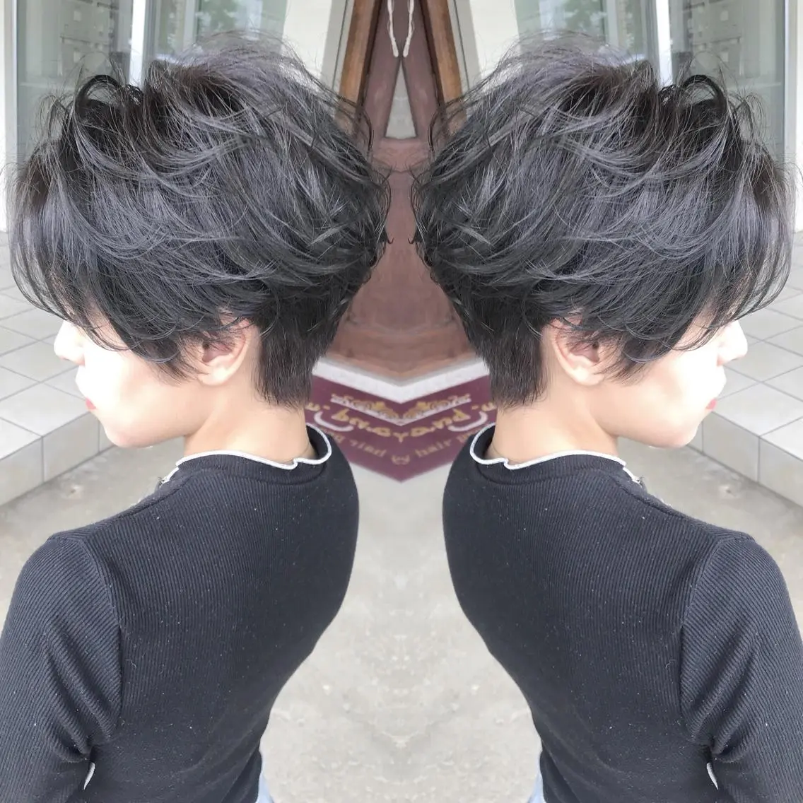 ショート カラー ショートヘア grand juteのヘアスタイル