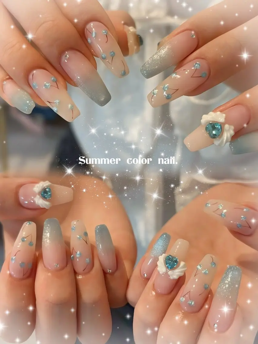 ネイル アートネイル ワンホンネイル ハンドネイル nailsalon popoのネイルデザイン