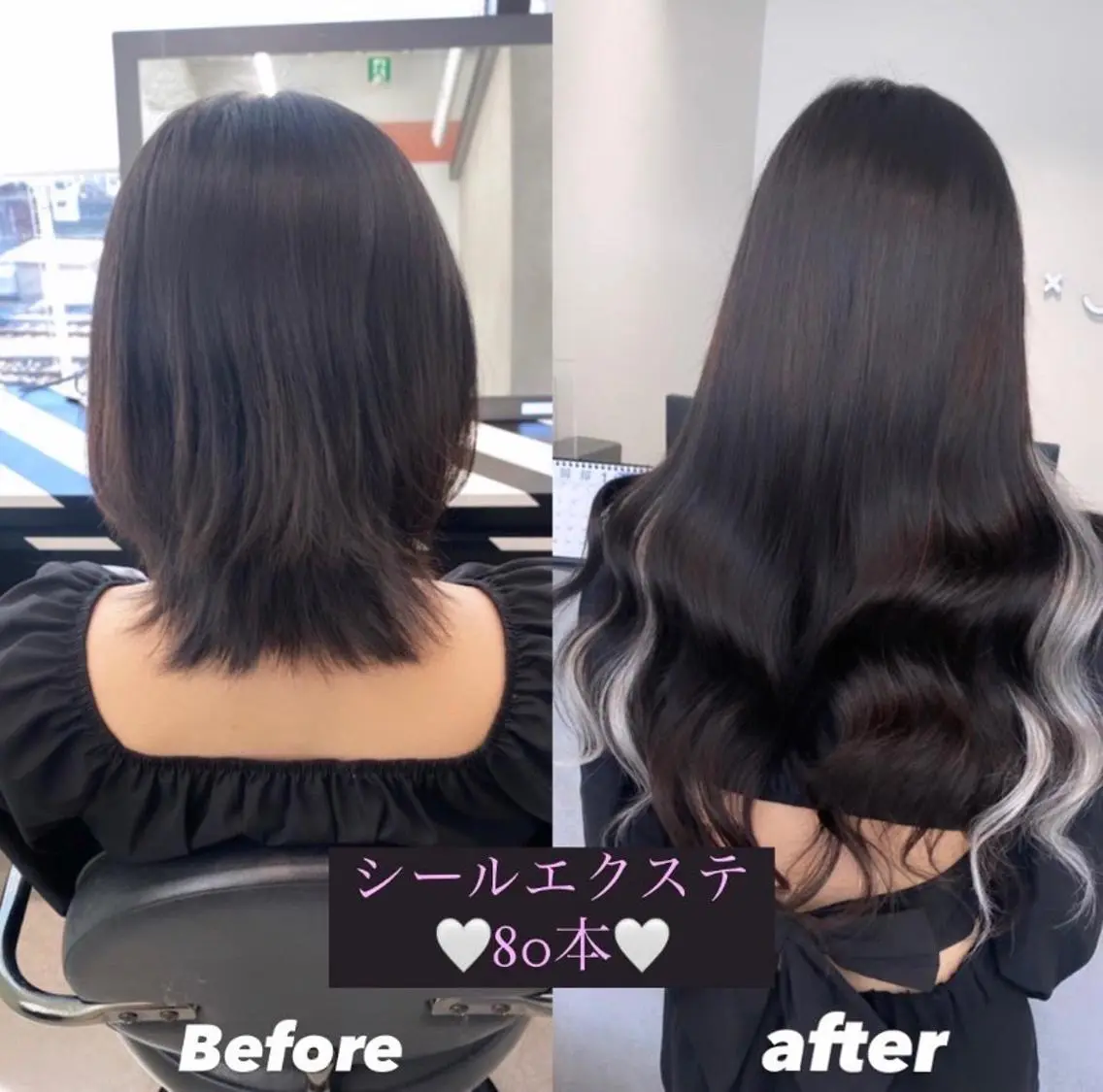 ロング 韓国風モテヘア 🇰🇷aki♡のヘアスタイル