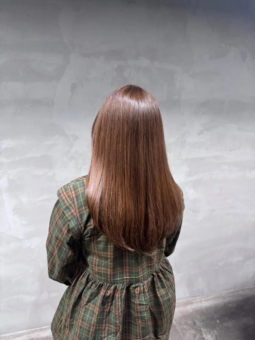 ロング カラー ベージュカラー ブラウンカラー ブラウンベージュ 髪質改善 ロング カット ヘアカラー トリートメント 艶髪/髪質改善/ MONSO山本のヘアスタイル