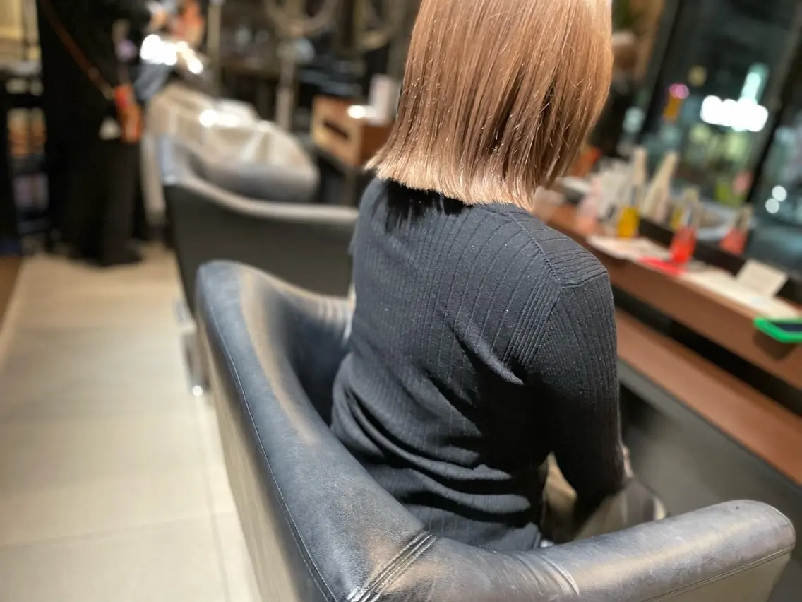 ミディアム ショート・ボブ 中村俊哉のヘアスタイル