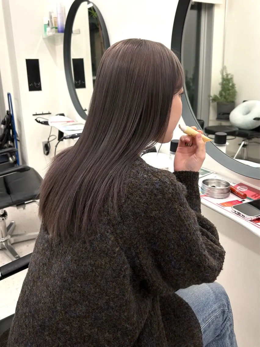 ミディアム ヘアカラー ショート ・ボブ /もえまる🌻のヘアスタイル