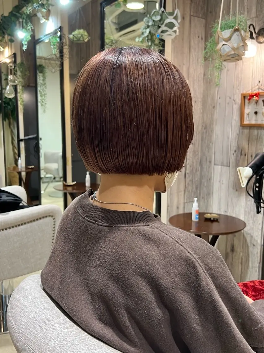 ショート ショートボブ ボブ ショートヘア カット トリートメント 増田 晃大のヘアスタイル
