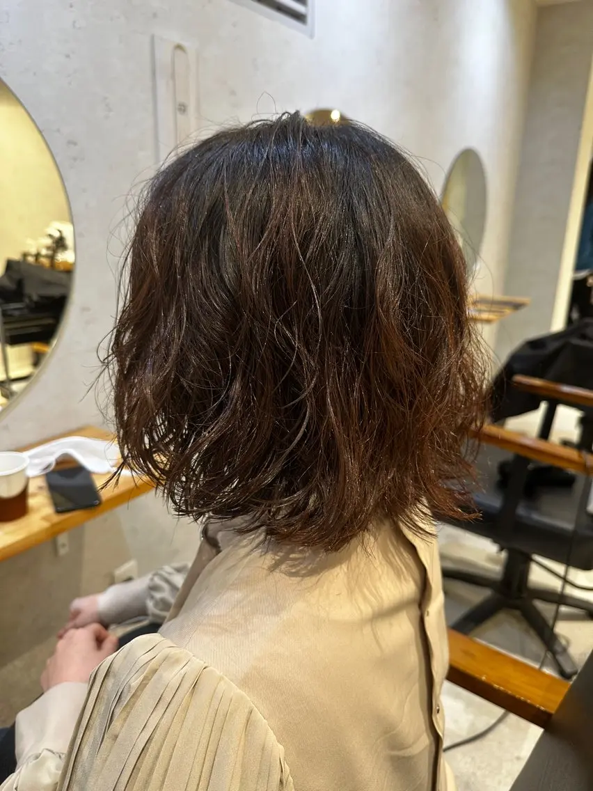【レディース】カット+コールドパーマ +トキオTr⚠︎︎平日20:30〜 土日祝19:30~のみの写真