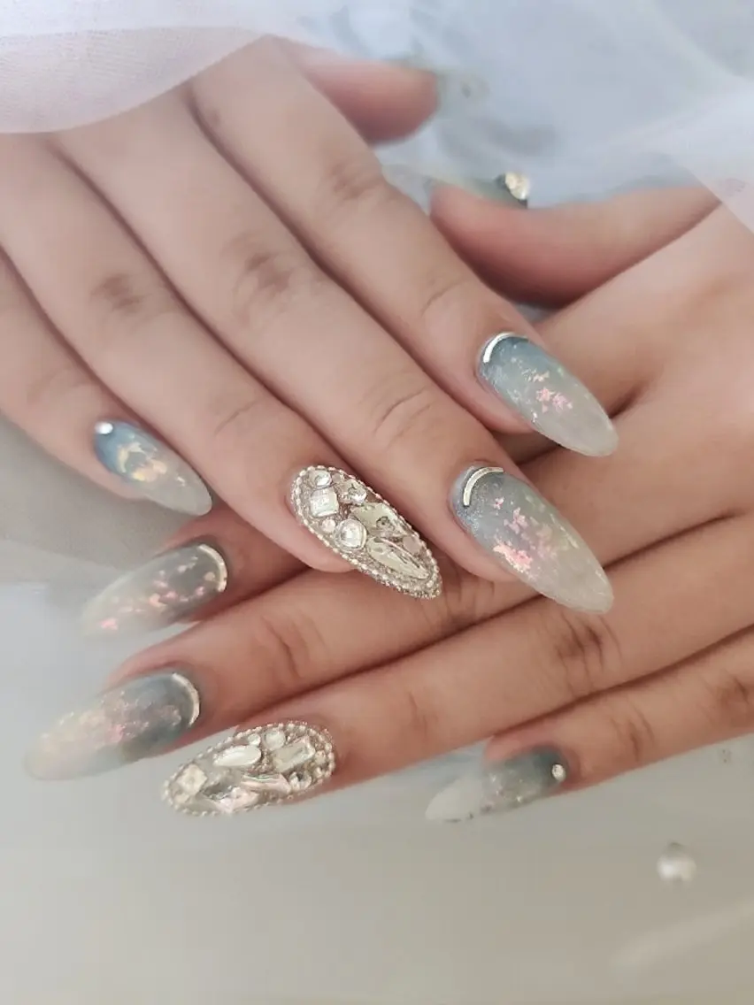 ネイル ハンドネイル eightyfour nail💚白石のネイルデザイン