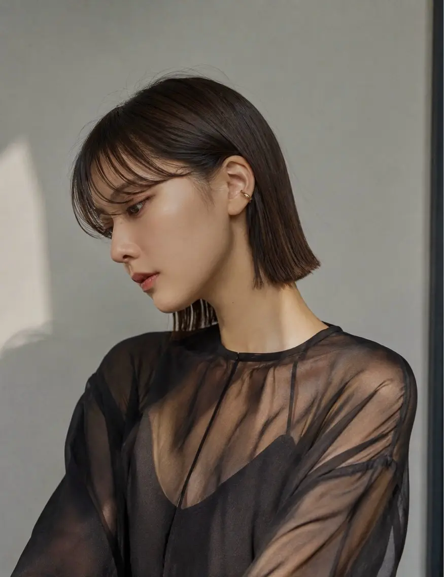 ミディアム カット トリートメント カット特化 /BLUET/新宿のヘアスタイル