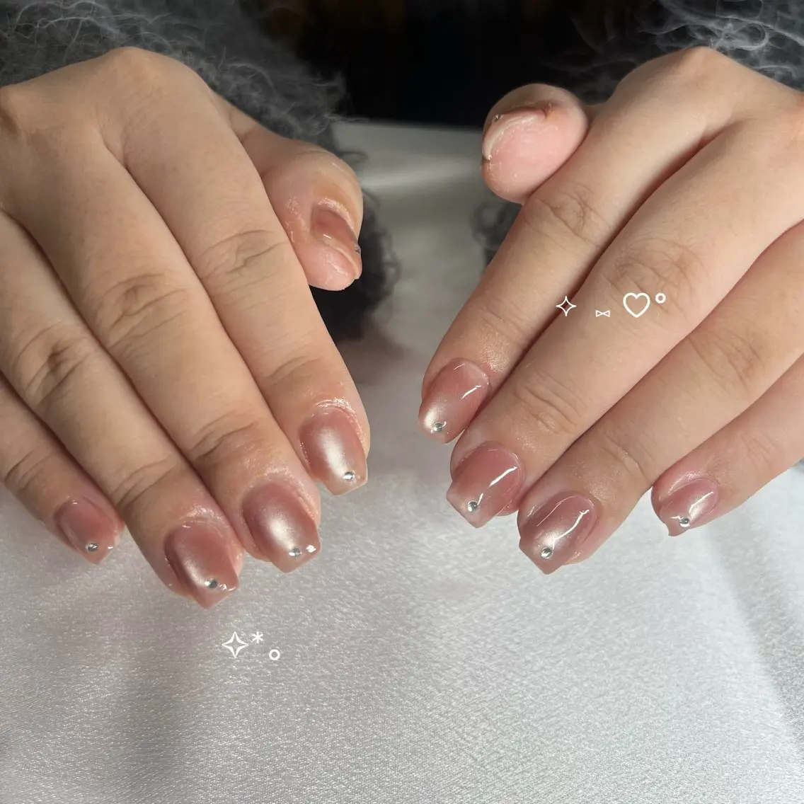 ネイル マグネットネイル 春ネイル ハンドネイル MOMOKA ★池袋nailのネイルデザイン