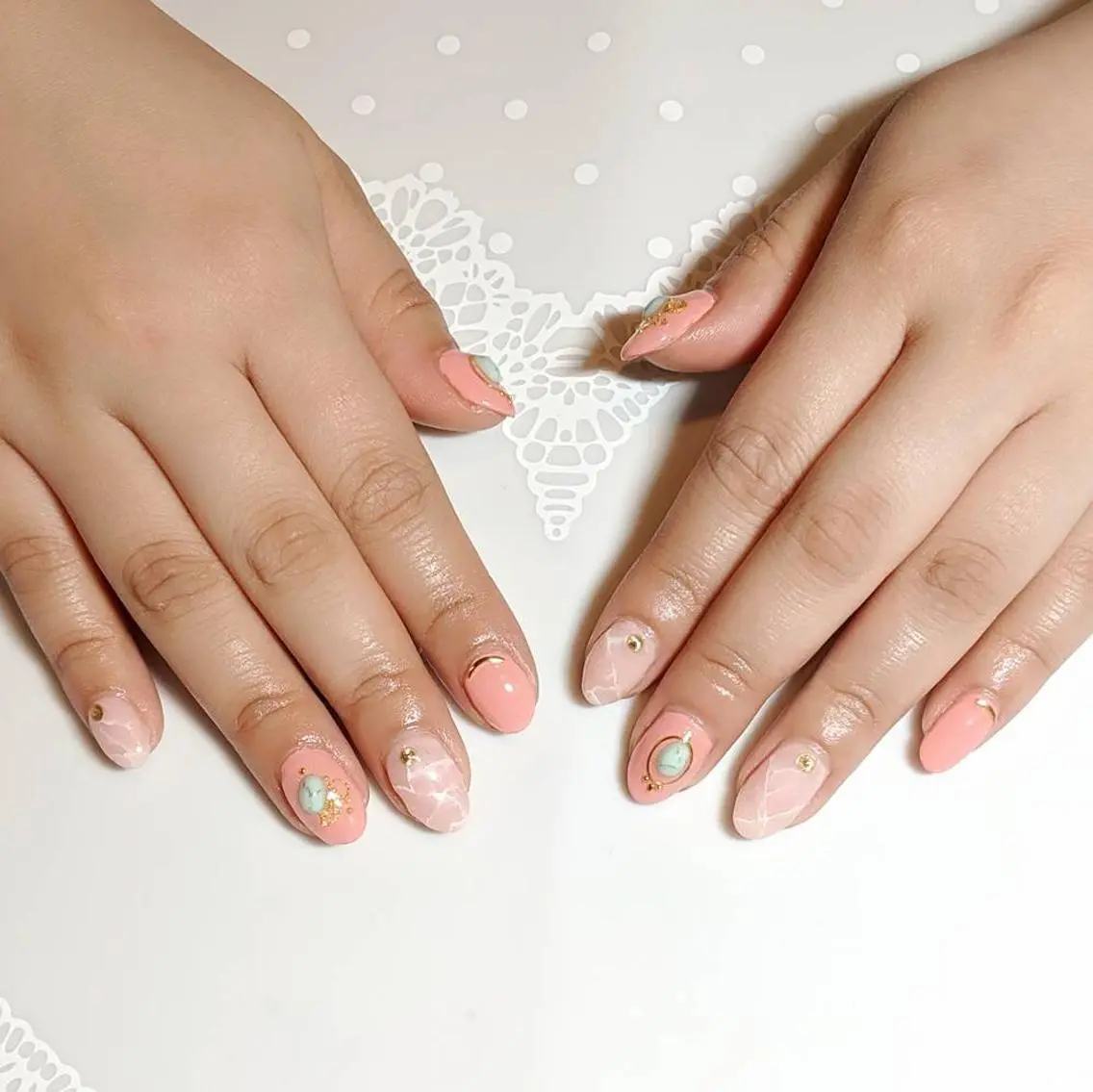 ネイル ピンク milly nail （予約担当)のネイルデザイン