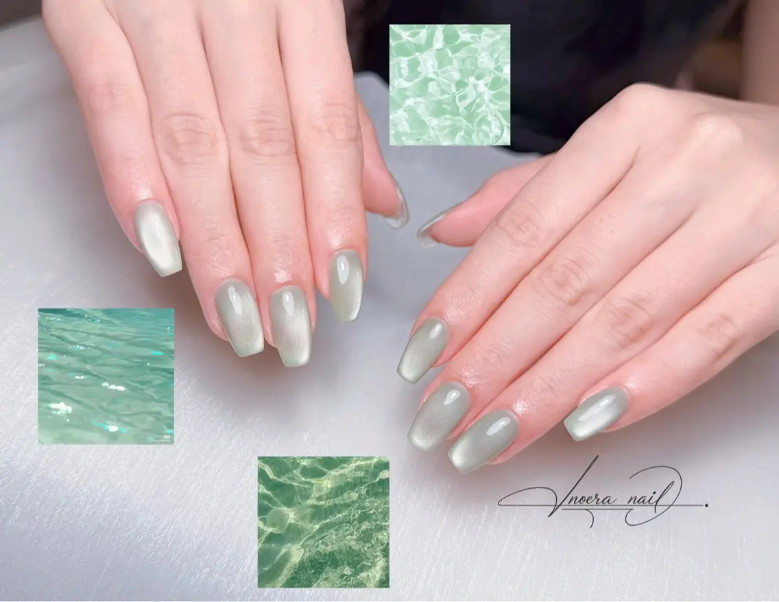 ネイル 韓国ネイル 夏ネイル ハンドネイル Yuii 🌟 Noera Nailのネイルデザイン