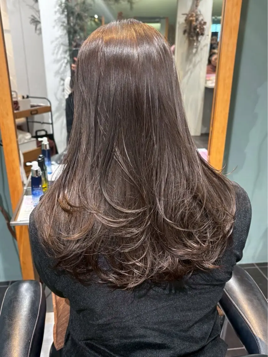 セミロング 表参道 AVEDA 高橋亘輝のヘアスタイル