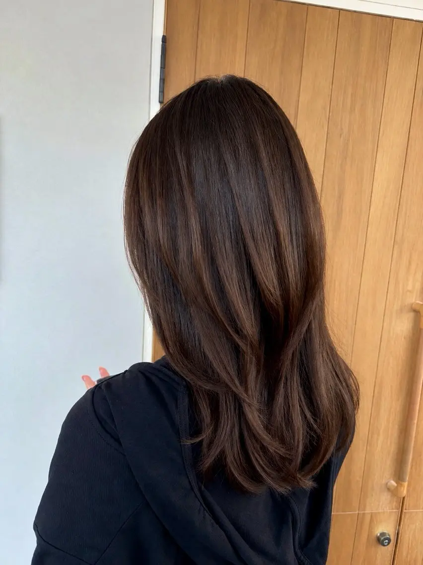 セミロング カラー ショートボブ ブリーチ 透明感カラー ブリーチなしカラー ボブ カット fulam － KAEDEのヘアスタイル
