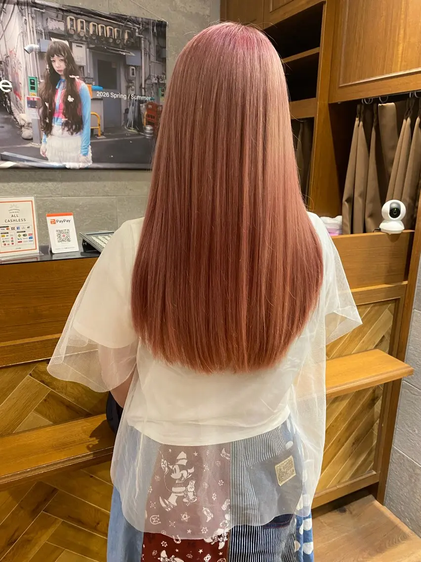 ロング カラー ヘアカラー トリートメント 上品韓国ヘア レイヤー/ayaのヘアスタイル
