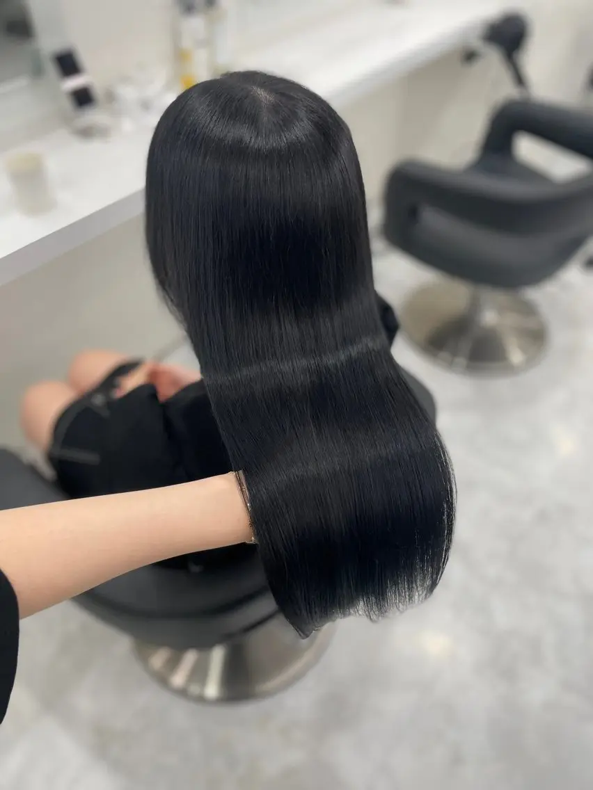 ロング カラー ヘアカラー トリートメント ヘッドスパ ヘアセット 𓏸レイヤー髪質改善 透けカラーカノン🫧のヘアスタイル