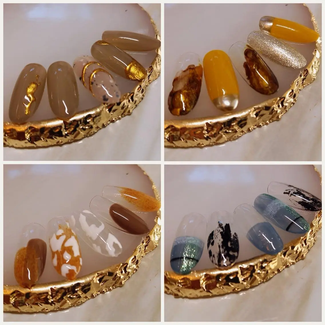 ネイル ハンドネイル Mirei NAIL 金児のネイルデザイン