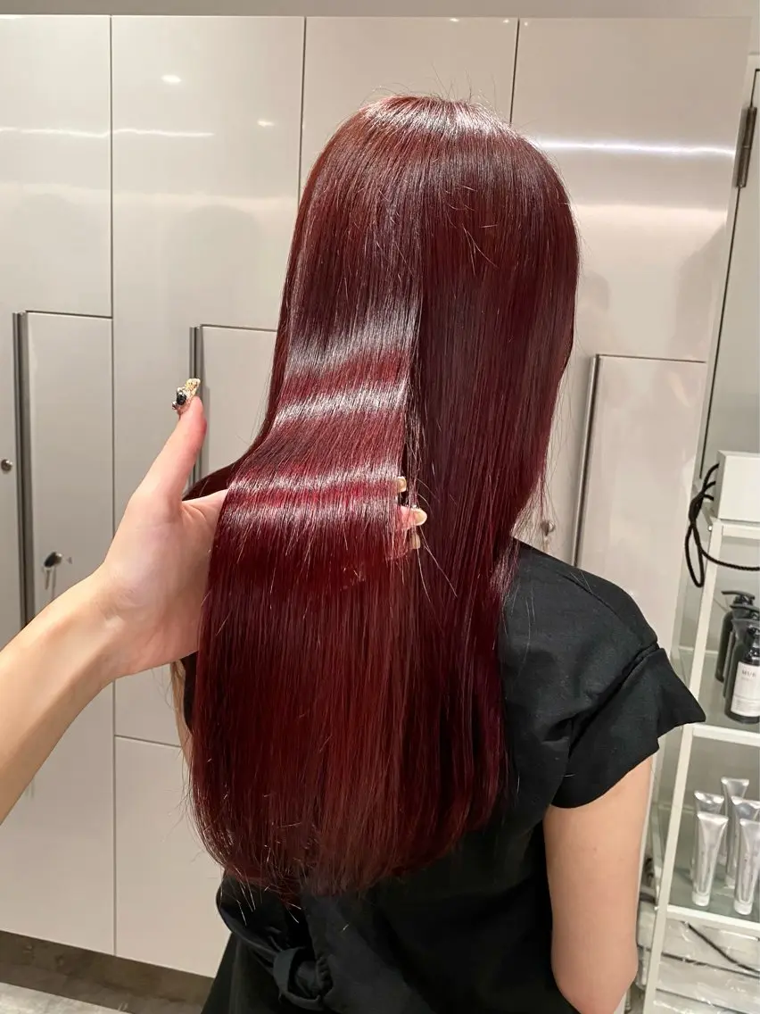 ロング ヘアカラー トリートメント sara/レイヤー /カラー【東日本橋】のヘアスタイル