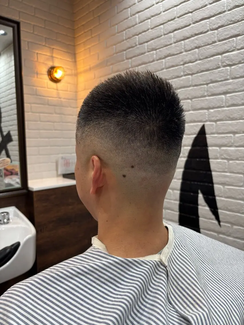 メンズフェードカット+シャンプーの写真
