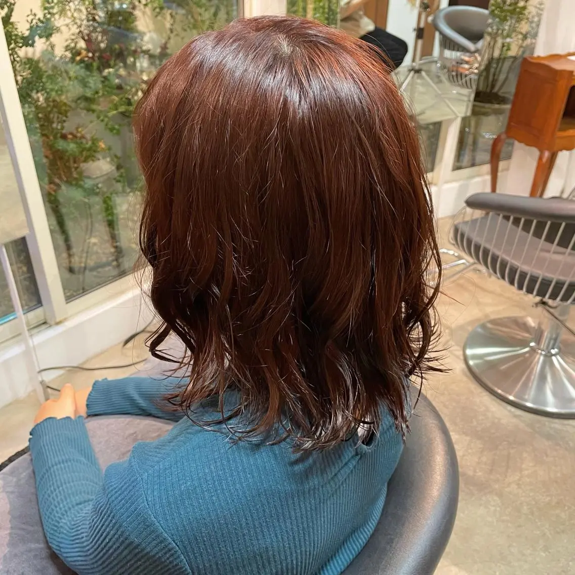 カラー ブラウンカラー ピンクカラー 谷澤 朋佳のヘアスタイル