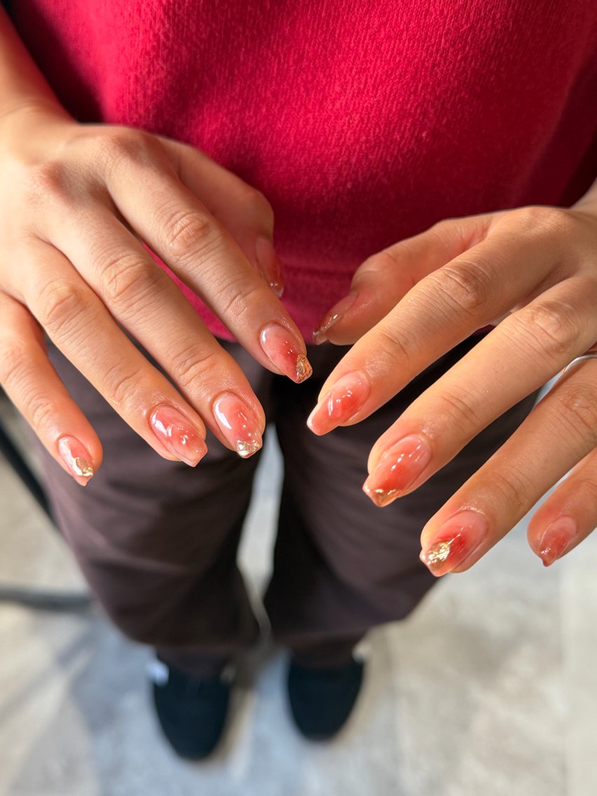 ネイル ハンドネイル Saki 🍊 Zina荻窪のネイルデザイン