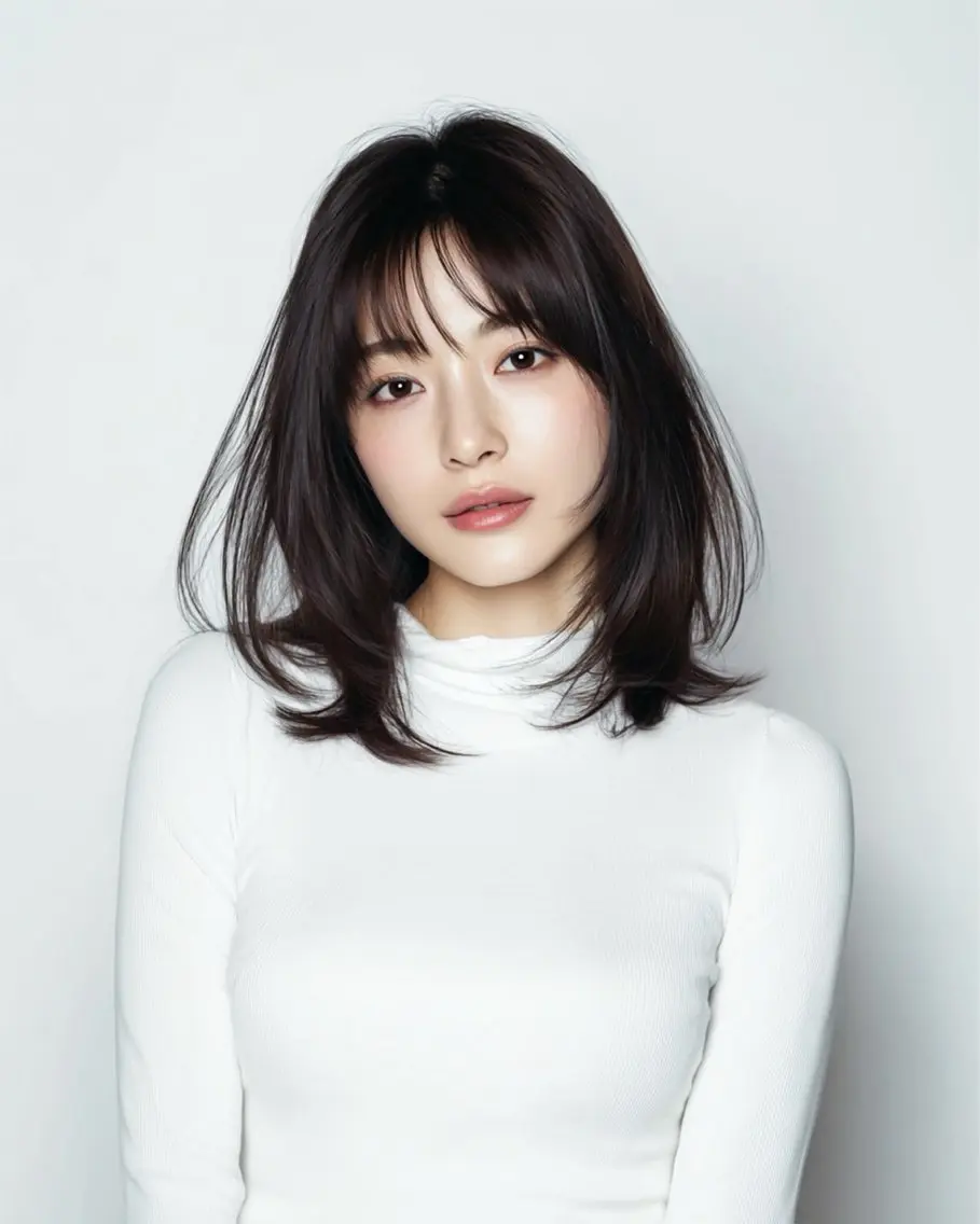 ミディアム 藤崎 叶也のヘアスタイル
