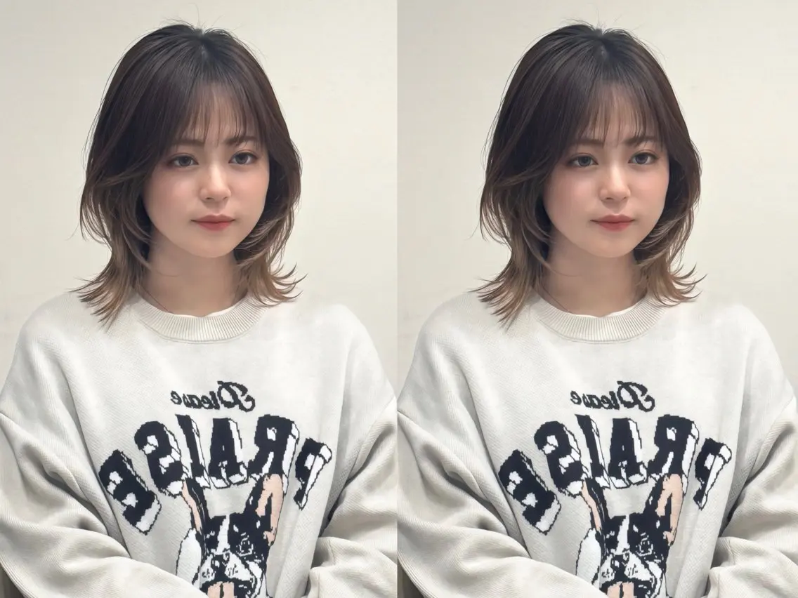 ショート レイヤーカット ウルフカット ウルフレイヤー カット トリートメント 韓国ヘア　野々山 ゆうとのヘアスタイル