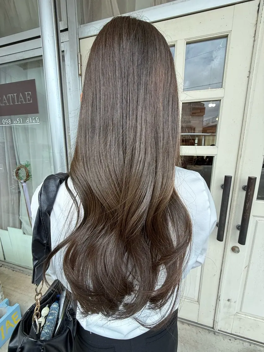 ロング アッシュ ヘアカラー 🌷高里 美佑莉🌷のヘアスタイル