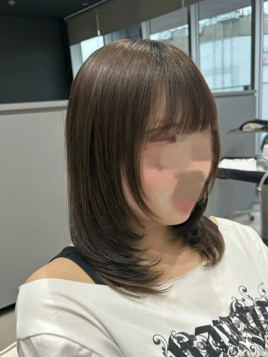セミロング カット レイヤーカット/ ヘアカラー/RENAのヘアスタイル