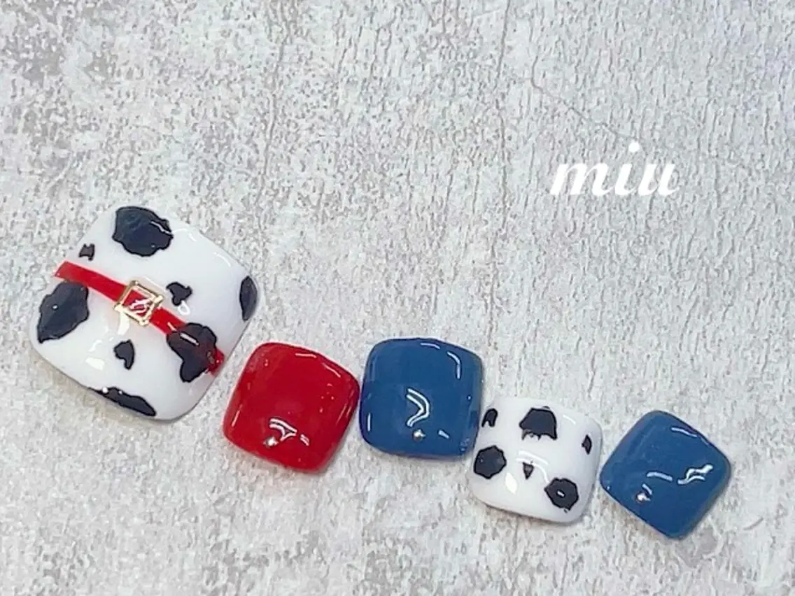 ネイル フットネイル miu nail 🐾mihoのネイルデザイン