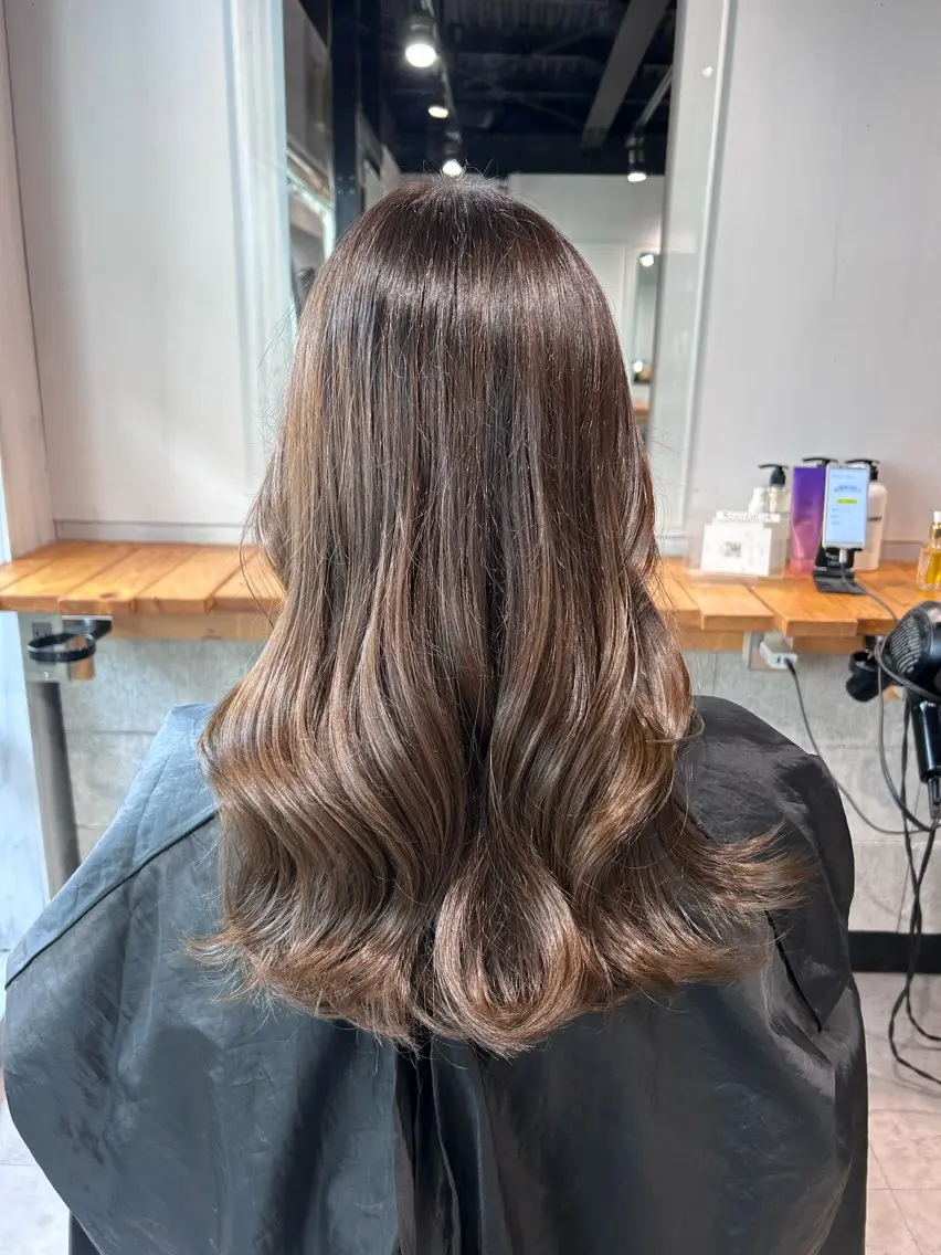 ロング カット ヘアカラー ヘッドスパ レイヤーStyle 🪽菜々実のヘアスタイル