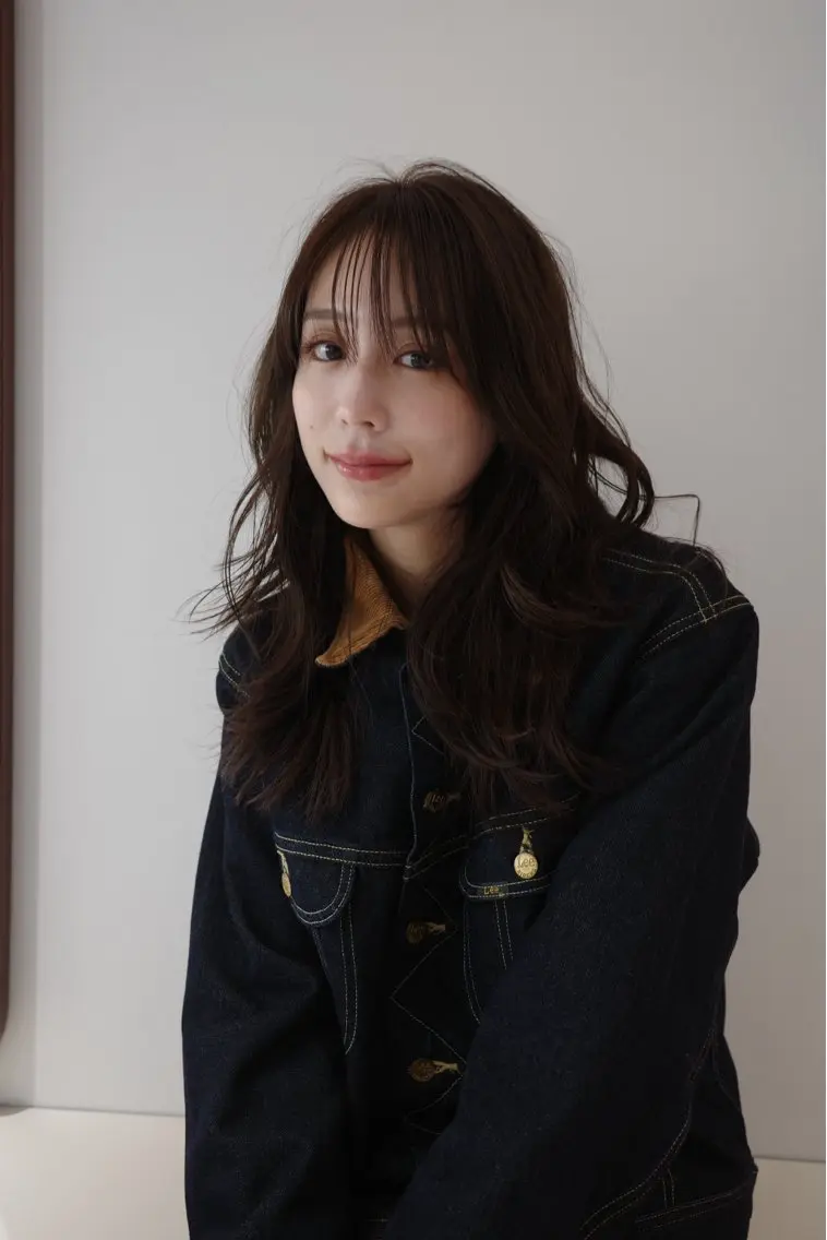 セミロング カラー ヘアアレンジ カット ヘアカラー トリートメント レイヤーカット 赤み消し　店長/大和のヘアスタイル
