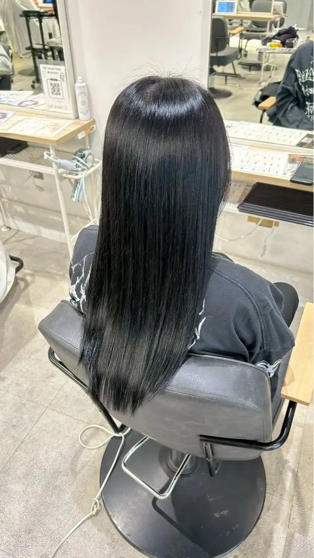 ロング カラー ヘアカラー トリートメント himari💜 暖色/レイヤーカットのヘアスタイル