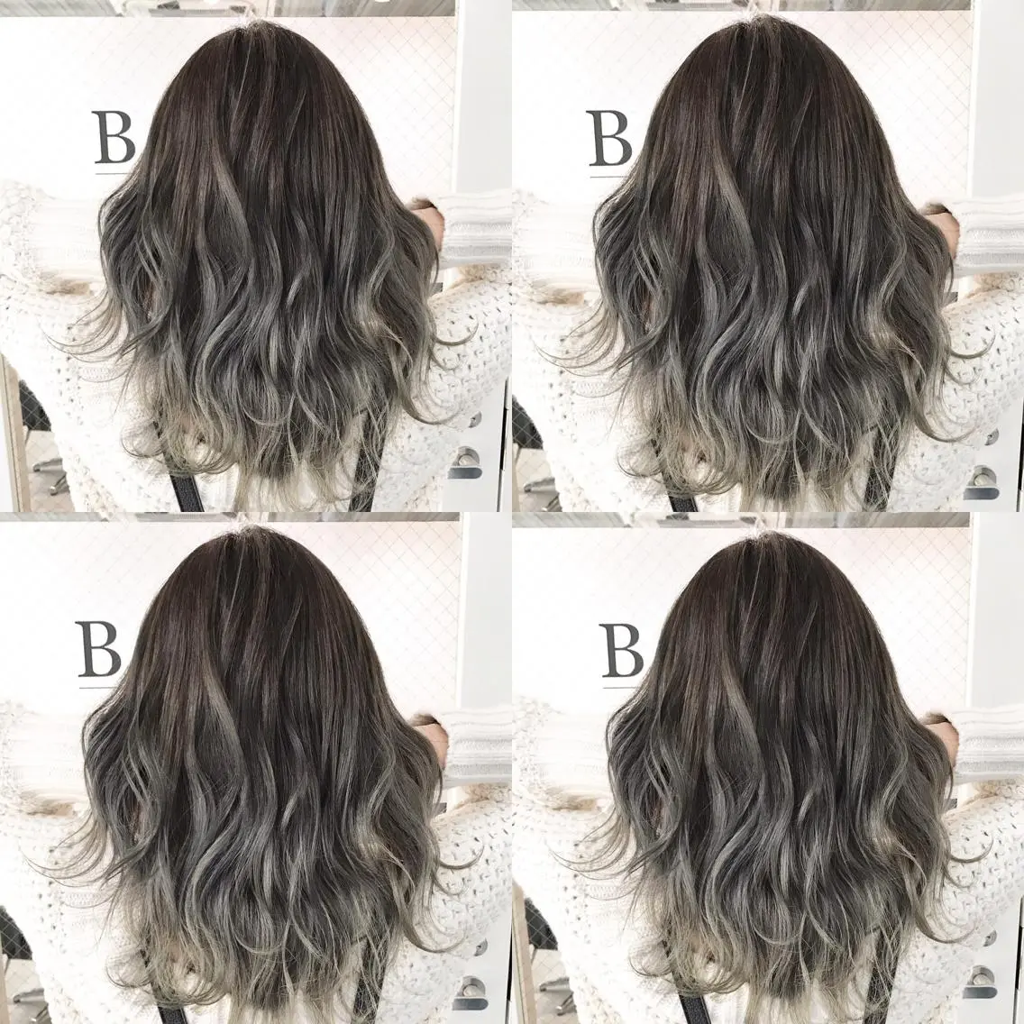 セミロング カラー ヘアアレンジ ヘアカラー トリートメント 縮毛矯正 髪質改善寺坂雄飛💐のヘアスタイル