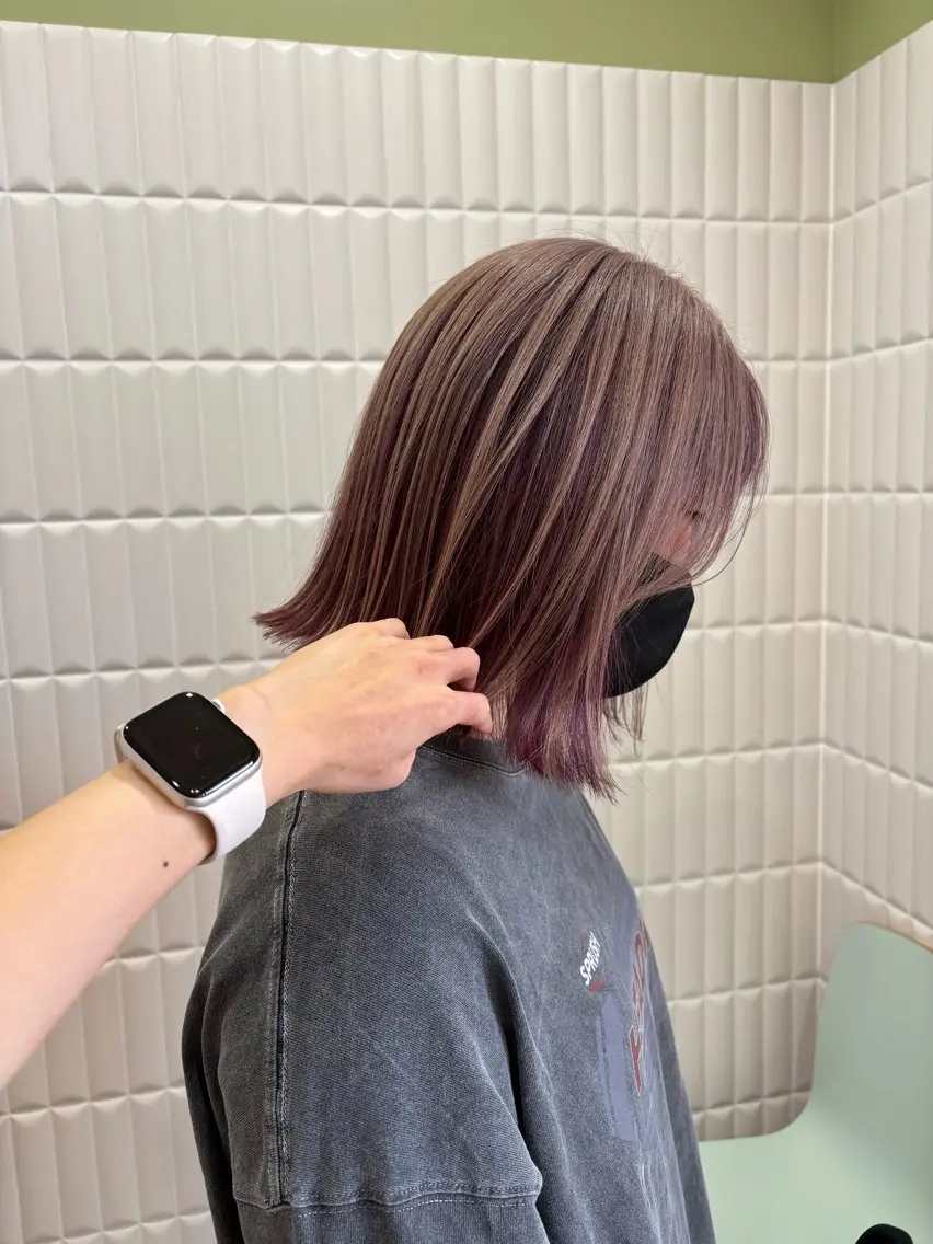 ショート カット ヘアカラー トリートメント EIGHT 野々市 イトウミサキのヘアスタイル