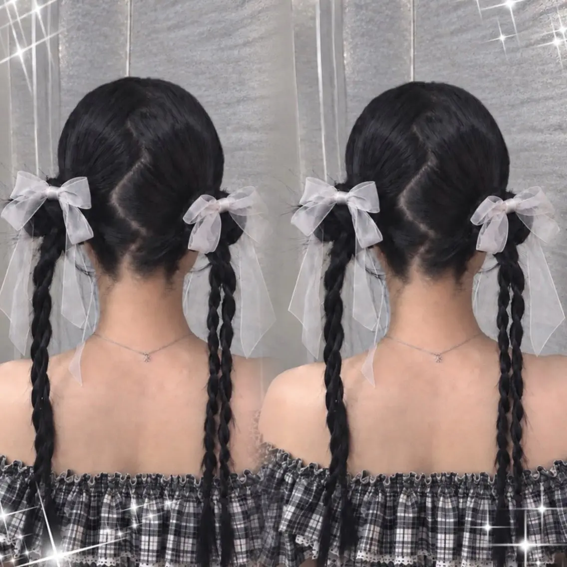 ロング ヘアアレンジ ヘアセット 韓国/池袋ワンカラー 🩶kaede🩶のヘアスタイル